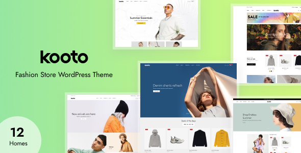 Kooto – Fashion Store WordPress Theme with AI