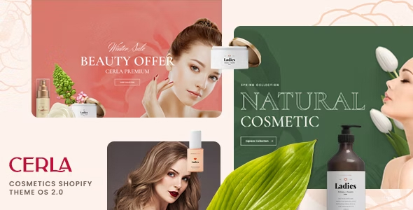 Cerla – Cosmetics Shopify Theme with AI