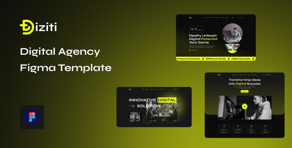 Diziti - Digital Agency Figma Template