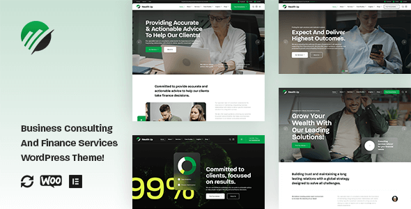 Wealthup - Business Consulting and Finance Services WordPress Theme