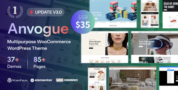 Anvogue - Multipurpose WooCommerce Theme