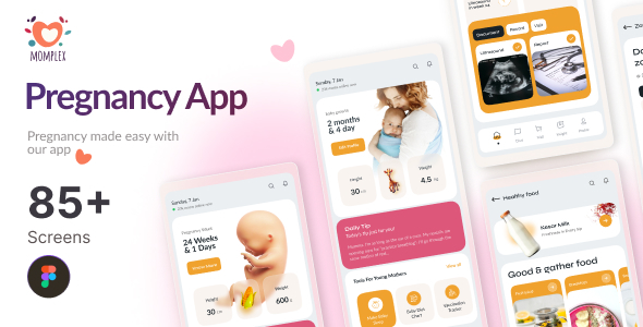 Momplex | Pregnancy App Template