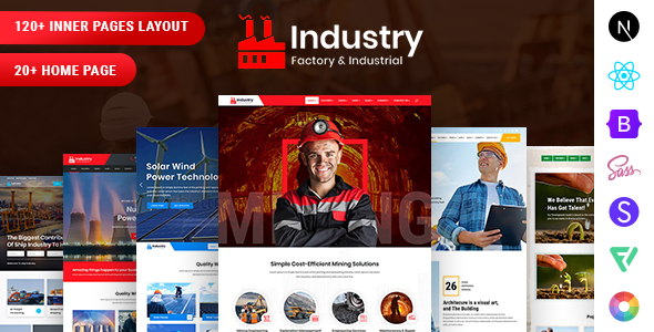 Industry - Factory React NextJs Template