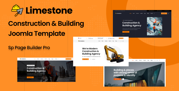 Limestone - Construction Building Joomla 6 Template