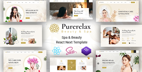 Purerelax - Beauty & Spa React NextJs Template