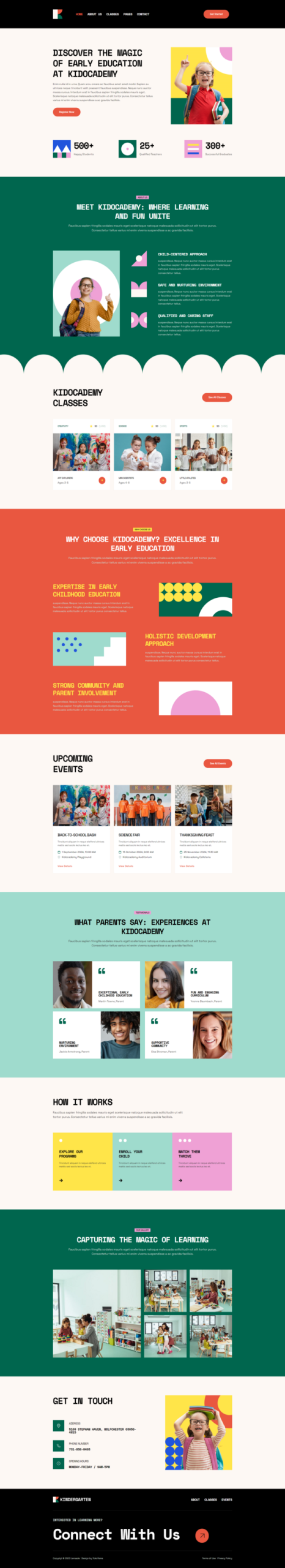 Kidocademy - Kindergarten & Preschool Elementor Template Kits
