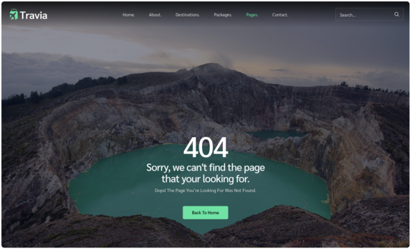 Travia – Tour & Travel Agency Elementor Template Kit