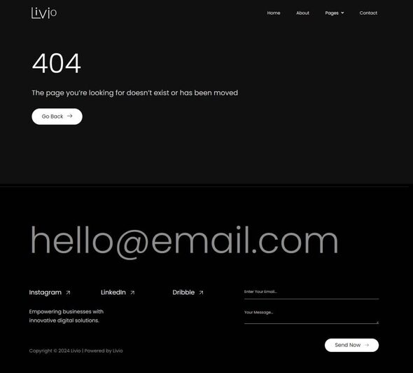 Livio - Design Agency Elementor Template Kit