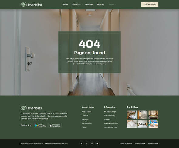 Havenbliss - Luxury Hotel & Resort Elementor Template Kit