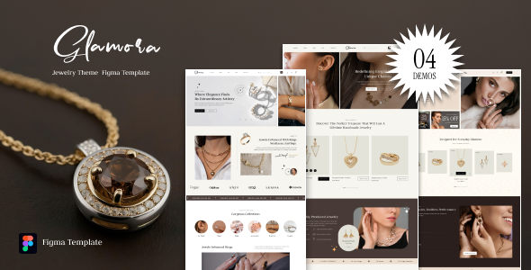 Glamora - Jewelry Store Figma Template