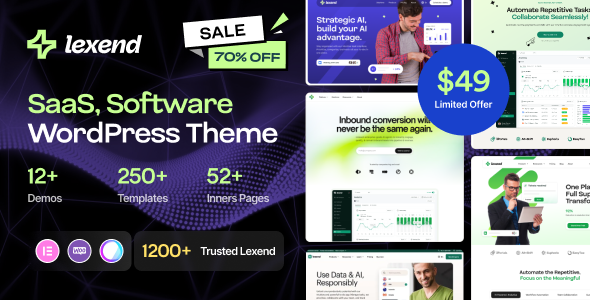Lexend - Software, SaaS & Startup WordPress Theme