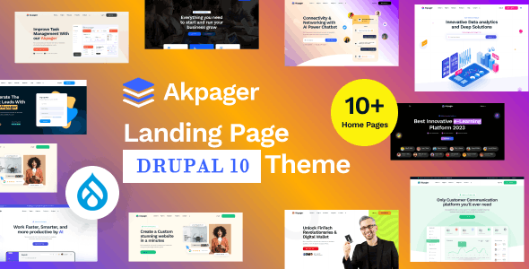 Akpager - Multipurpose Landing Page Drupal 10 Theme