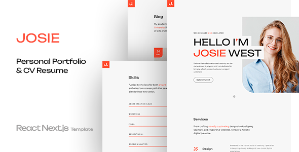 Josie - CV Resume NextJS Template