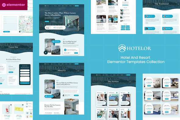 Hotelor - Hotel & Resort Elementor Pro Template Kit