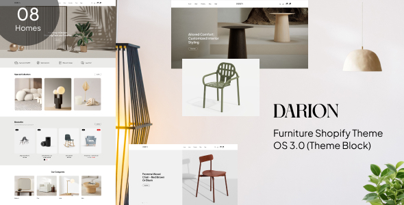 Darion – Furniture Shopify Theme with AI (Theme Block)