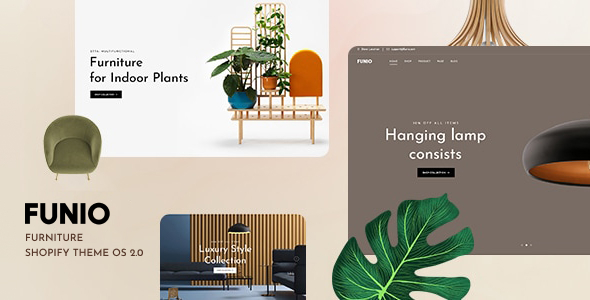 Preview image for Funio – Furniture Shopify Theme with AI