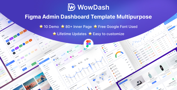 WowDash - Figma Admin Dashboard UI Template Multipurpose