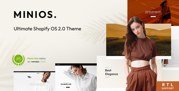 Minios - Fashion Shopify Theme with AI