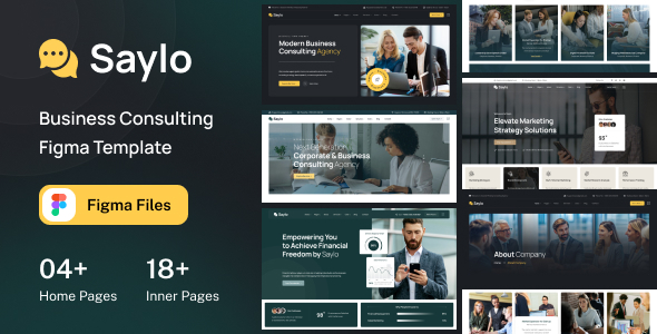 Saylo - Business Consulting Figma Template