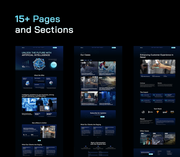AiNexa – AI Agency Elementor Pro Template Kit