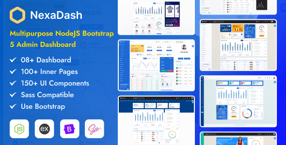 NexaDash - Node Js Bootstrap Admin & Dashboard Template