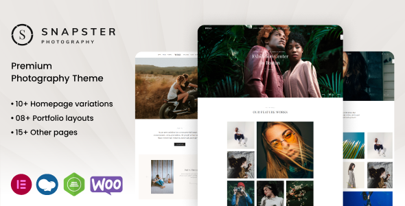 Snapster - Photography WordPress Theme listing image