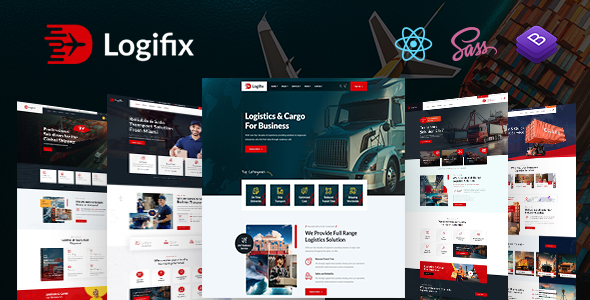 Logifix - Transport & Logistics React NextJs Template