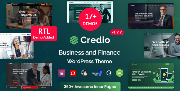 Credio - Business and Finance WordPress listing image