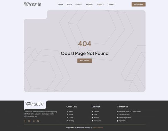 Versatile - Coworking & Creative Space Elementor Template Kit