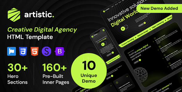 Artistic - Digital Marketing HTML Template