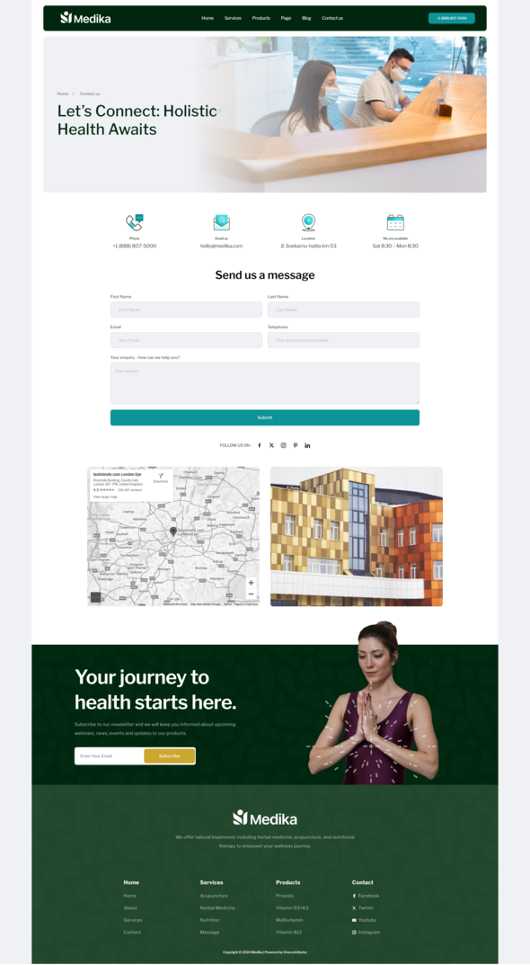 Medika - Alternative Medicine Website Elementor Template Kit