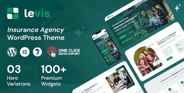 Levis - Insurance WordPress Theme