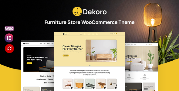 Dekoro - Furniture Store WooCommerce Theme listing image