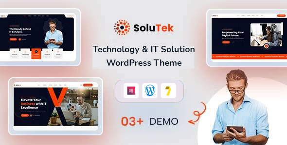 Preview image for Solutek - Technology & IT Services WordPress Theme
