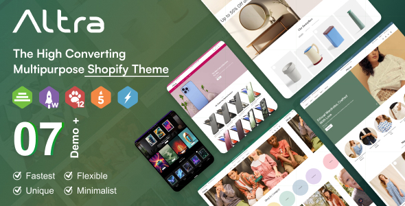 Altra - Ultimate Multipurpose Shopify Theme
