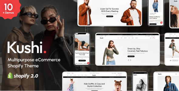 Kushi - Multipurpose Fashion Shopify Theme listing image
