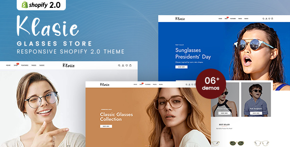 Klasie - Glasses Store Shopify 2.0 Theme