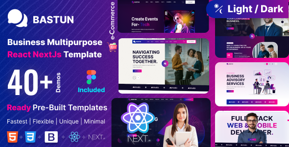 Bastun - React NextJs React Template