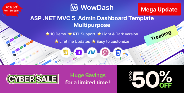WowDash - ASP .NET MVC 5 - Multipurpose Admin Dashboard Template
