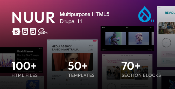Nuur - Multipurpose Drupal 11 Theme