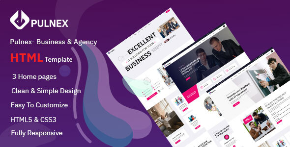 Preview image for Pulnex - Creative Agency HTML Template