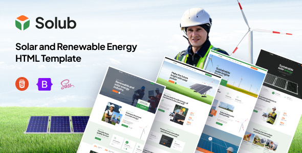 Solub - Solar and Renewable Energy HTML Template
