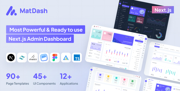MatDash - Tailwind Next.js Admin Template