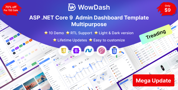 WowDash - ASP .NET Core 9 - Multipurpose Admin Dashboard Template
