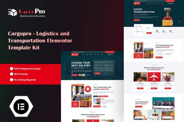 Cargopro - Logistics & Transportation Elementor Pro Template Kit