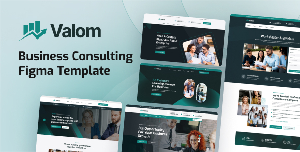 Valom - Business Consultancy Figma Template