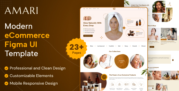 Amari - Modern eCommerce Figma Template