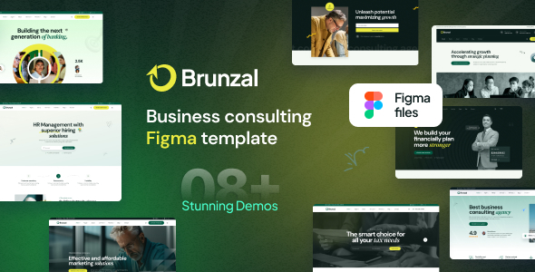 Brunzal - Business Consulting Figma Template