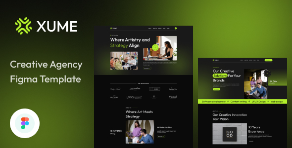 XUME - Creative Agency Figma Template