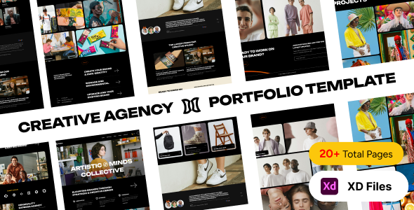 Zidan - Creative Agency & Portfolio XD Template